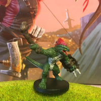 Lizardfolk Fighter D&D Miniature Dungeons Dragons Rage of Demons 11 warrior