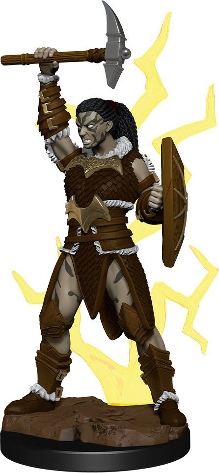 Female Goliath Barbarian Premium D&D Miniature Dungeons Dragons fighter cleric Z