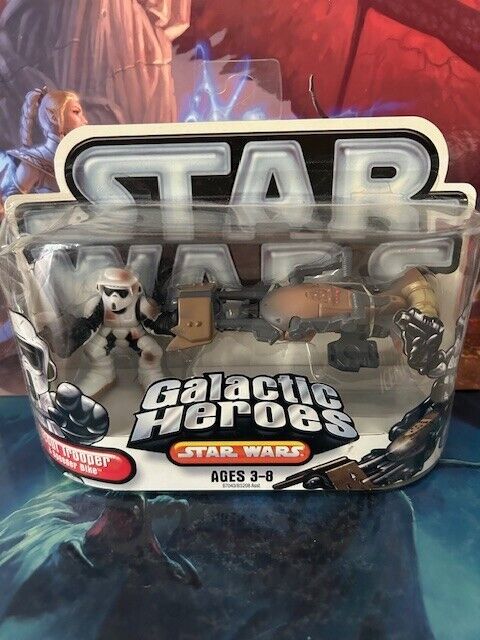 Scout Trooper & Speeder Bike 2 pk Galactic Heroes Star Wars Return of the Jedi