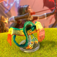 Couatl D&D Miniature Dungeons Dragons Wild Shape Polymorph Summoned spirit bird