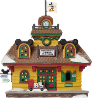 
              Mickey's Train Station Department 56 Disney Village 4032203 mouse building USED
            