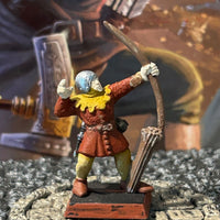 Human Archer painted plastic D&D Miniature Dungeons Dragons soldier militia npc