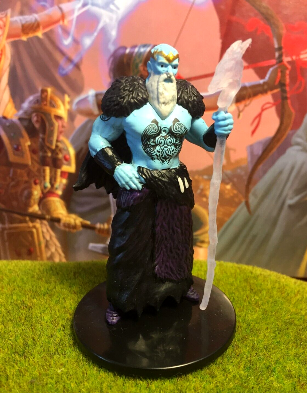 Frost Giant Ice Mage D&D Miniature Dungeons Dragons Rusty Inn wizard large 28 Z