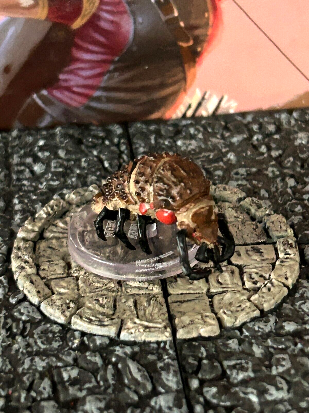 Rivka D&D Miniature Dungeons Dragons Fists Ruby Phoenix cockroach beetle medium