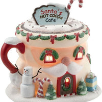 Santa's Hot Cocoa Cafe Department 56 North Pole Village 4020207 Christmas lit