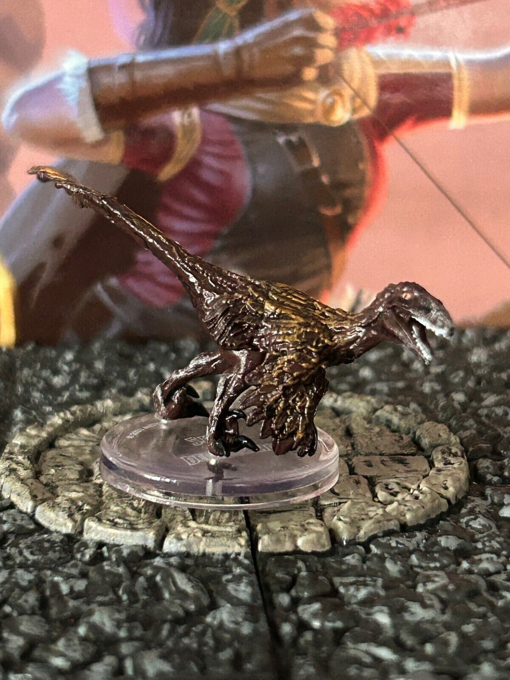 Deinonychus D&D Miniature Dungeons Dragons Bigby Presents Giants dinosaur 21