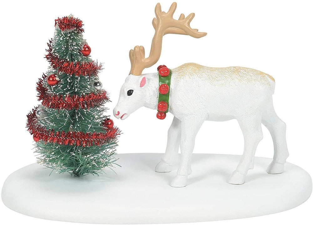 Candy Cane Reindeer Department 56 Village Accessories 6007671 Christmas snow Z