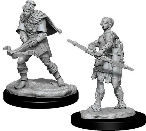 Female Human Ranger W11 2 pk Nolzur's D&D miniature Dungeons Dragons unpainted Z