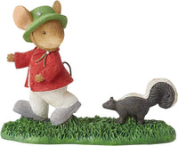 
              Skunk Attack Mouse Tails with Heart Enesco figurine 6013010 Happy Camper Z
            