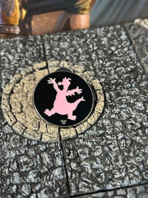 Figment the Dragon Pink w/ Black Hidden Mickey Disney Collectible Trader Pin