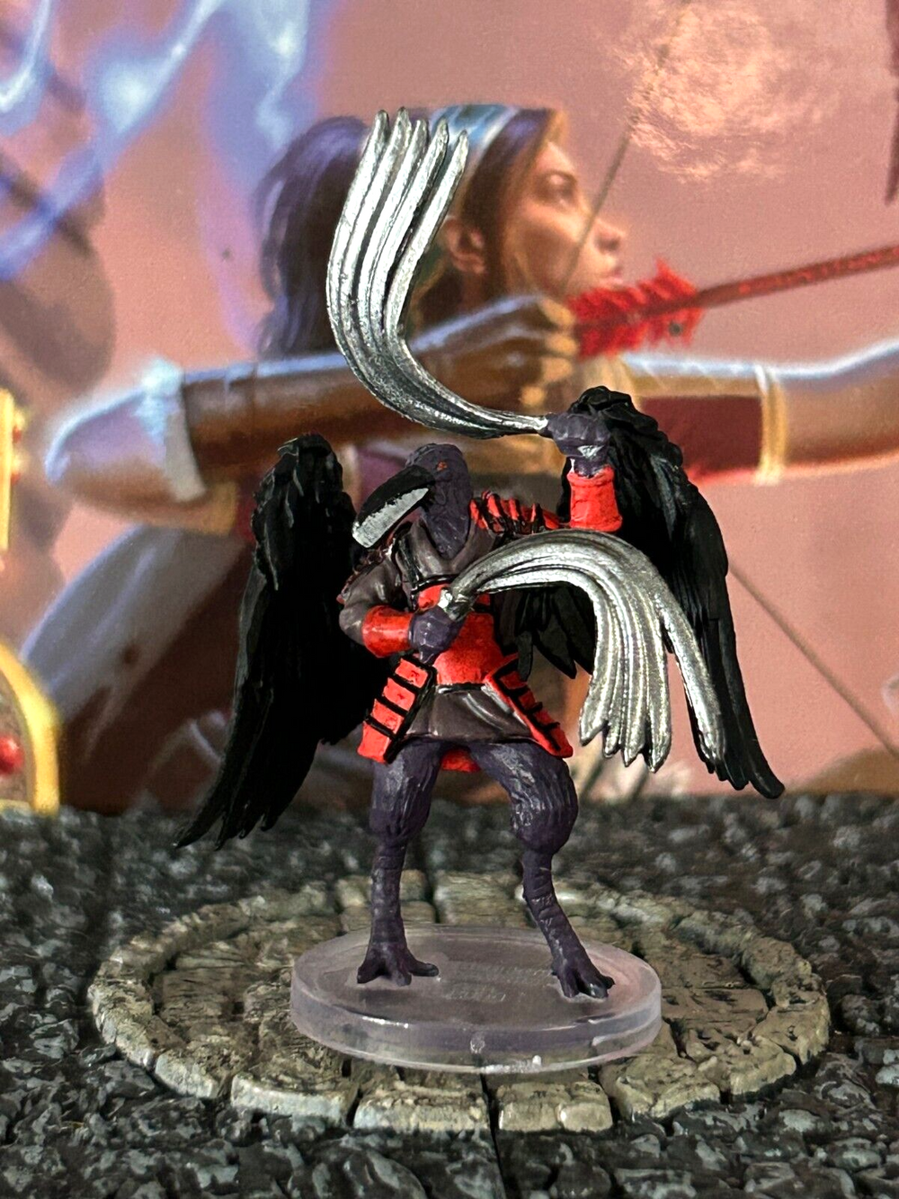 Takatorra Daitengu Form D&D Miniature Dungeons Dragons Ruby Phoenix kenku tengu