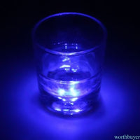 Blue LED 3 Light Coaster Sticker 3M D&D Terrain Replacement Light Bottle Glass