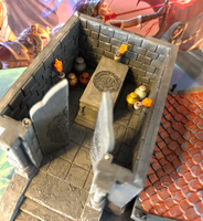 
              Crypt & Sarcophagus 12pc set miniature Dungeon & Dragons D&D painted terrain
            