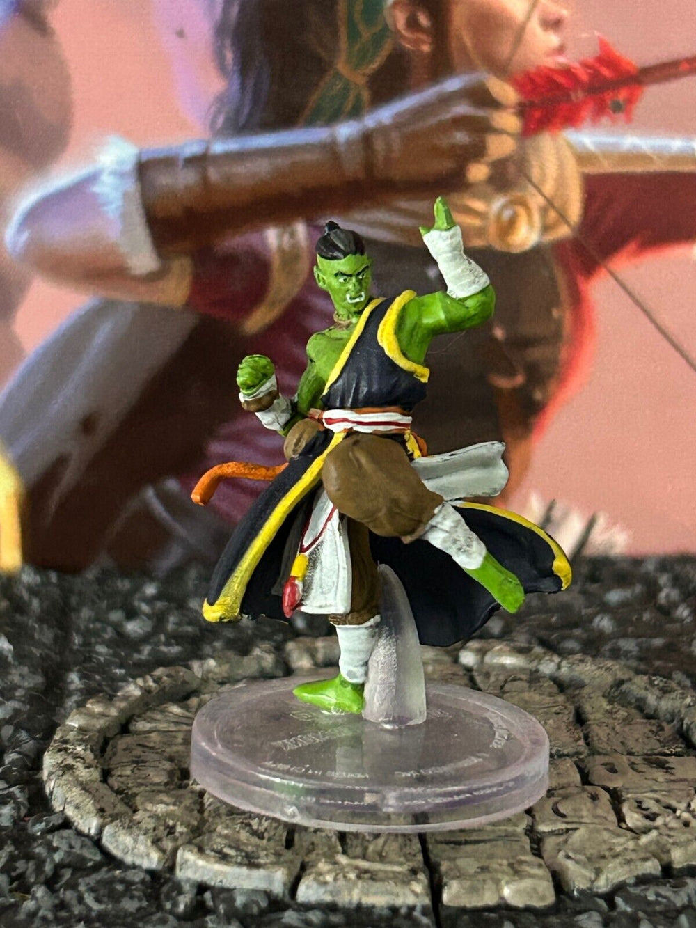 Ghost Easter Monk D&D Miniature Dungeons Dragons Fists Ruby Phoenix orc brawler