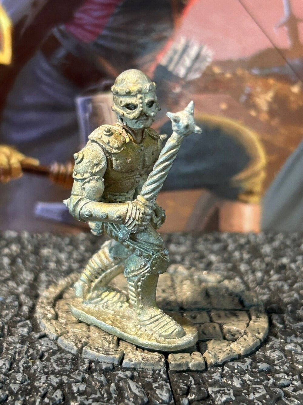 Iron Golem Vintage Mirliton Grenadier Miniature D&D Dungeons Dragons 25mm metal