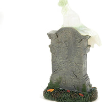 Kit E Kat Lit Tombstone Department 56 Snow Village Halloween 6013656 ghost cat