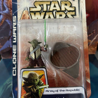 Yoda #44 Star Wars Clone Wars 2003 Saga Super Poseable Army Republic Master Jedi