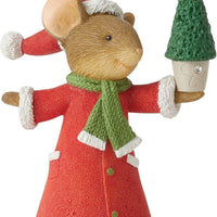 Decorating the Tree mouse 6008822 Tails with Heart Enesco figurine Christmas Z