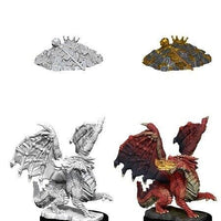 Red Dragon Wyrmling Nolzur's D&D miniature Dungeons Dragons unpainted W10 baby Z