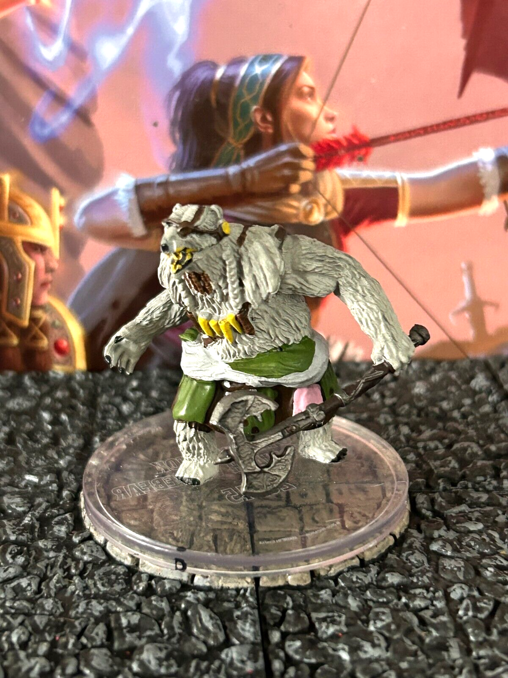 Oyaminartok Goliath Werebear D&D Miniature Dungeons Dragons Icewind barbarian 26