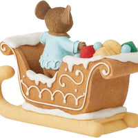 Sweet Deliveries mouse 6015292 Tails with Heart Gingerbread Enesco Christmas Z