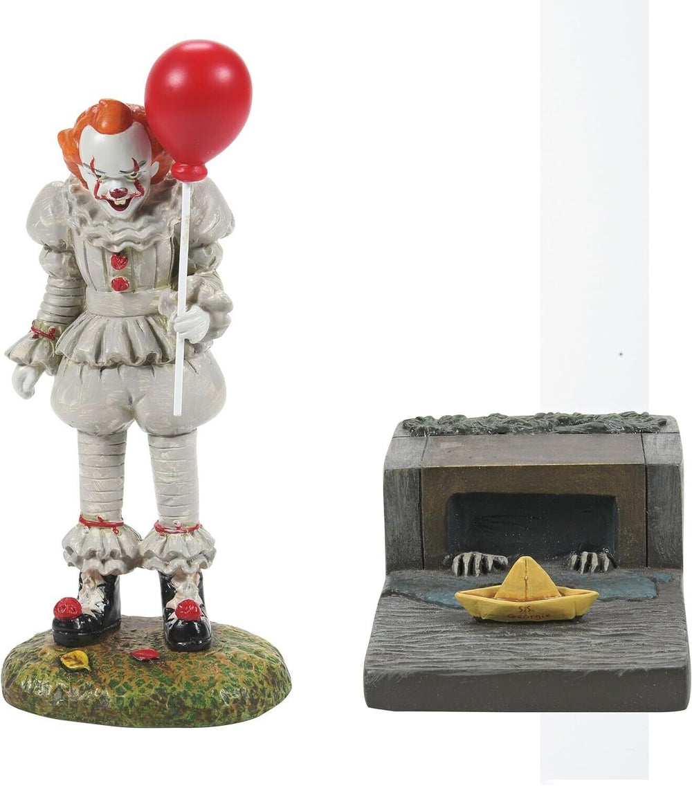 IT Pennywise & his SS Georgie Department 56 Snow Village Halloween 6007163 clown