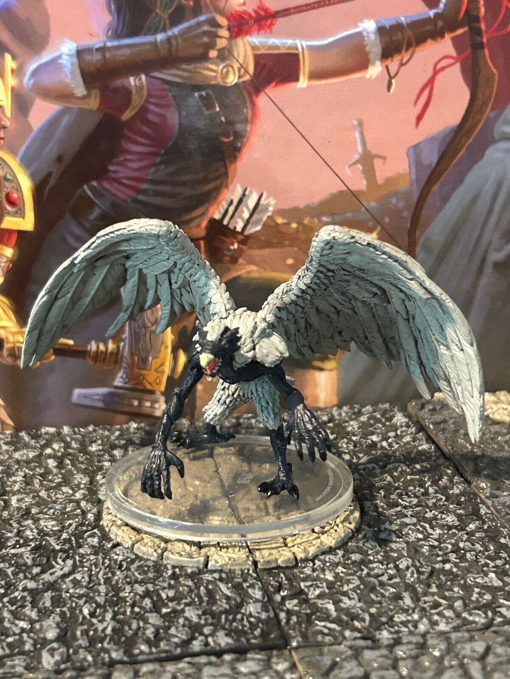 Vrock D&D Miniature Dungeons Dragons Vecna Eve of Ruin 24 large demon fiend bird