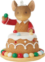 
              Finishing Touch mouse 6015291 Tails with Heart Gingerbread Enesco Christmas cake
            