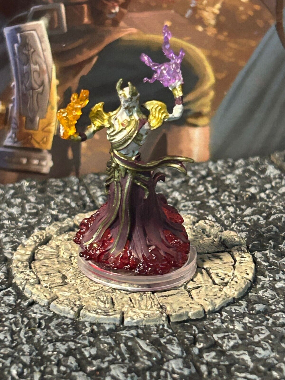 Vecna D&D Miniature Dungeons Dragons Vecna Eve of Ruin 37 wizard lich undead