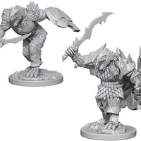 Dragonborn Fighter Male W4 Nolzur's D&D miniature Dungeons Dragons unpainted Z