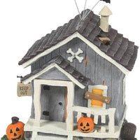 Haunted Shack 6010745 Tails with Heart Halloween lit building mouse Enesco Z