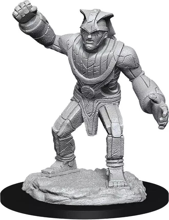 Stone Golem Nolzur's D&D miniature Dungeons Dragons unpainted W11 large iron Z