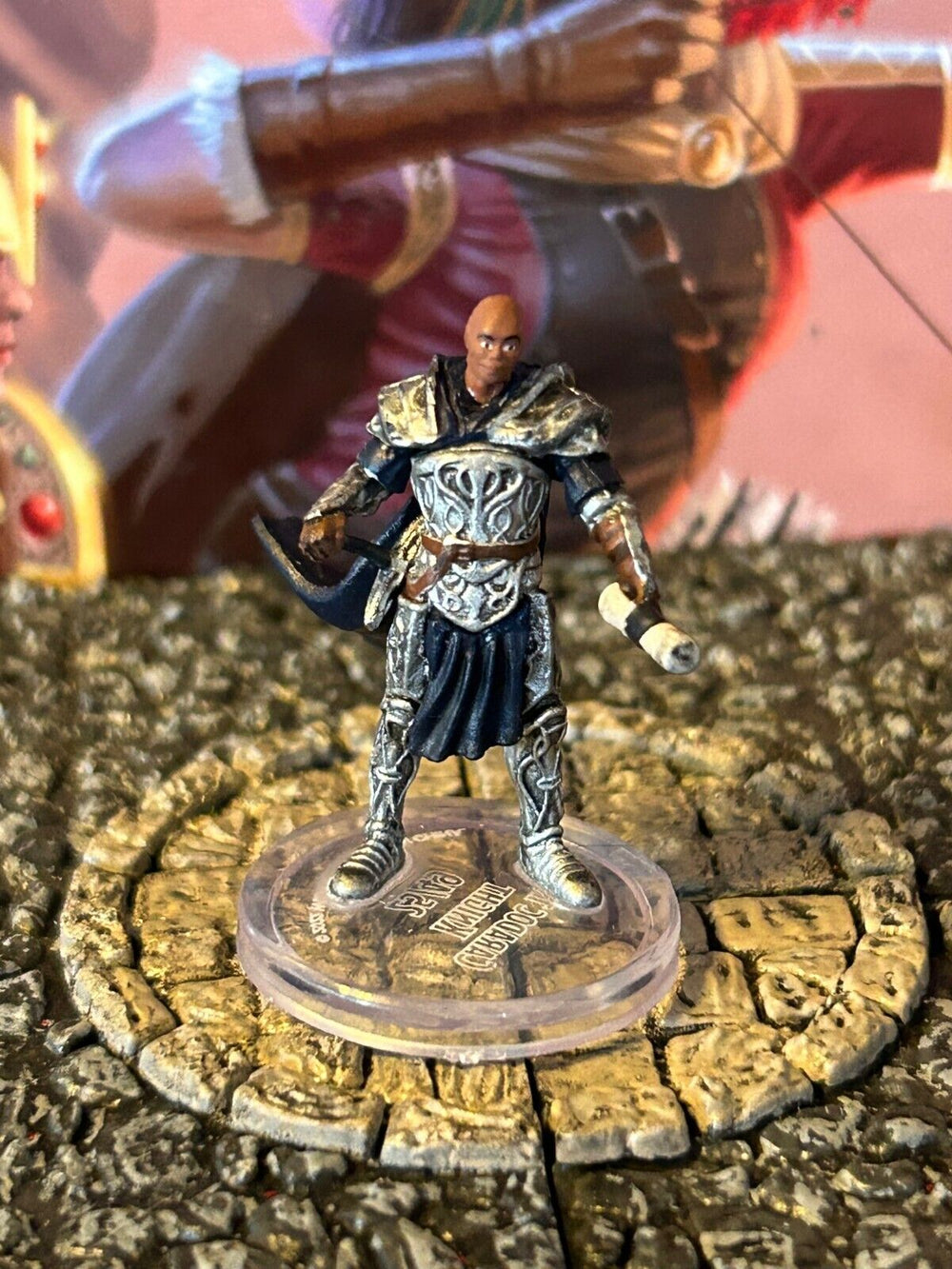 Caradoc the Knight D&D Miniature Dungeons Dragons Dragonlance fighter paladin 25