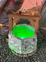 
              LED Light Up Green Magic Lit Stone Well Dungeon & Dragons D&D terrain printed
            