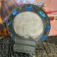 Lit Painted Magic Wizard Portal Gate Light up miniature Dungeon & Dragons D&D Bl