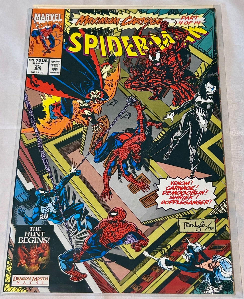 Spider-Man (1992/93) Comic Issue #35 VF/NM Marvel Comics Venom Carnage ...