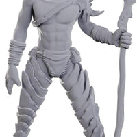 Sea Elf Leader W23 Nolzur's D&D miniature Dungeons Dragons unpainted fighter Z