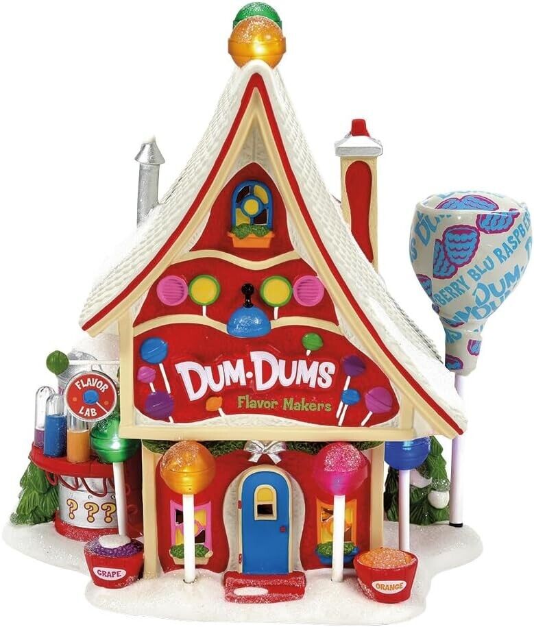 Dum Dums Flavor Maker Department 56 North Pole Village 6014521 Christmas house