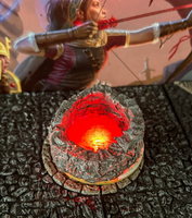 
              LED Light Up Haunted Magic Lit Stone Well Dungeon & Dragons D&D terrain resin RE
            