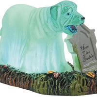 Buddy's Ghost Department 56 Snow Village Halloween 6011443 dog pet lit accessory