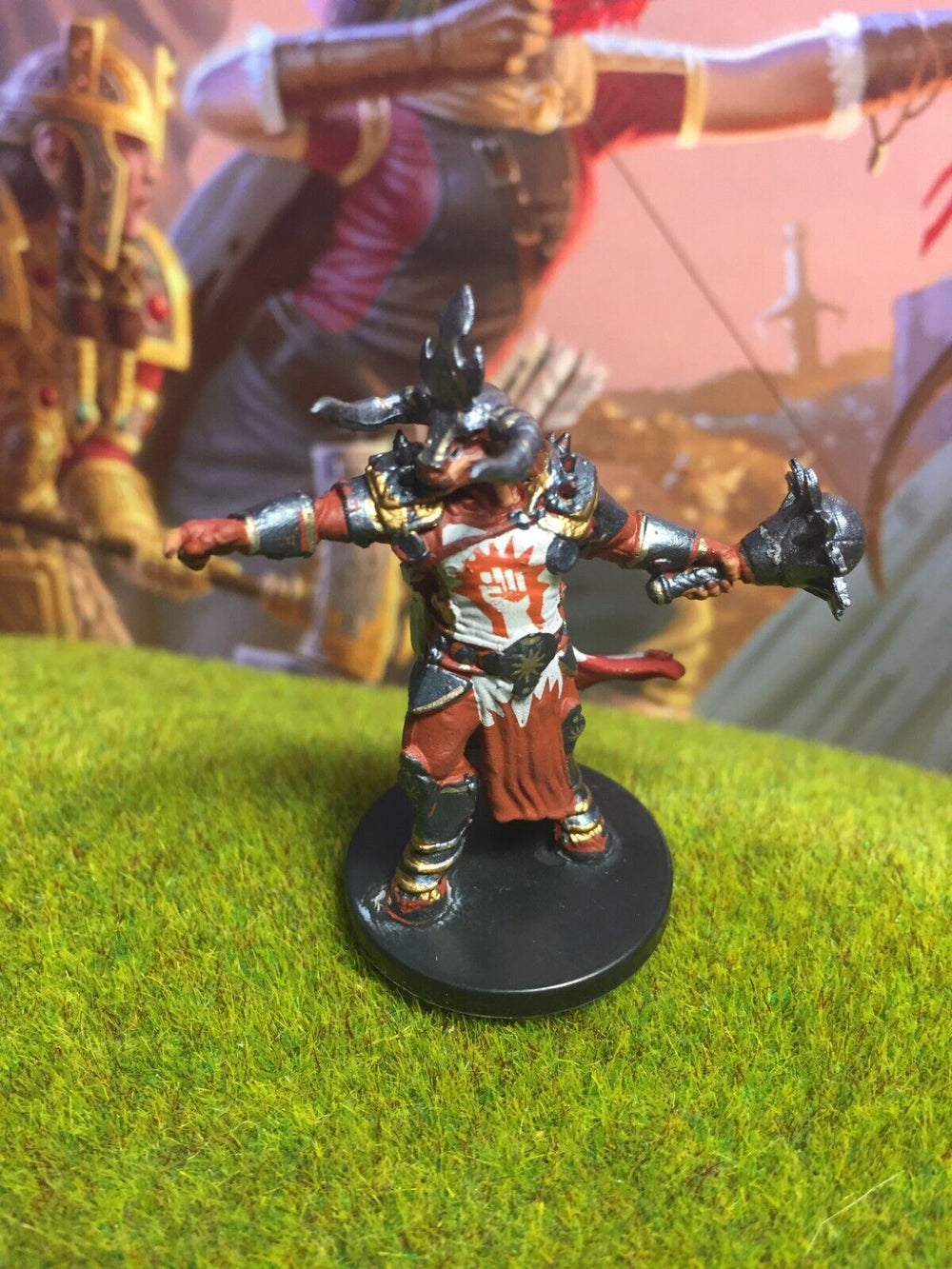 Minotaur Fighter D&D Miniature Dungeons Dragons Guildmasters Guide to Ravnica 46