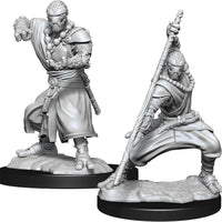 Warforged Monk 2 pk Nolzur's D&D miniature Dungeons Dragons unpainted brawler Z