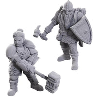 Dwarves 2 pk 50th Anniversary Nolzur's D&D miniature Dungeons Dragons unpainted