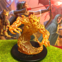 Fire Elemental D&D Miniature Dungeons Dragons Elemental Evil large 28 summoned Z