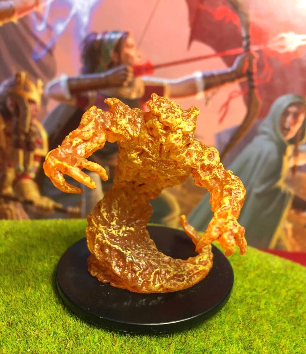 Fire Elemental D&D Miniature Dungeons Dragons Elemental Evil large 28 summoned Z