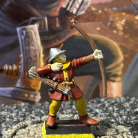 Human Archer painted D&D Miniature Dungeons Dragons soldier militia npc fighter