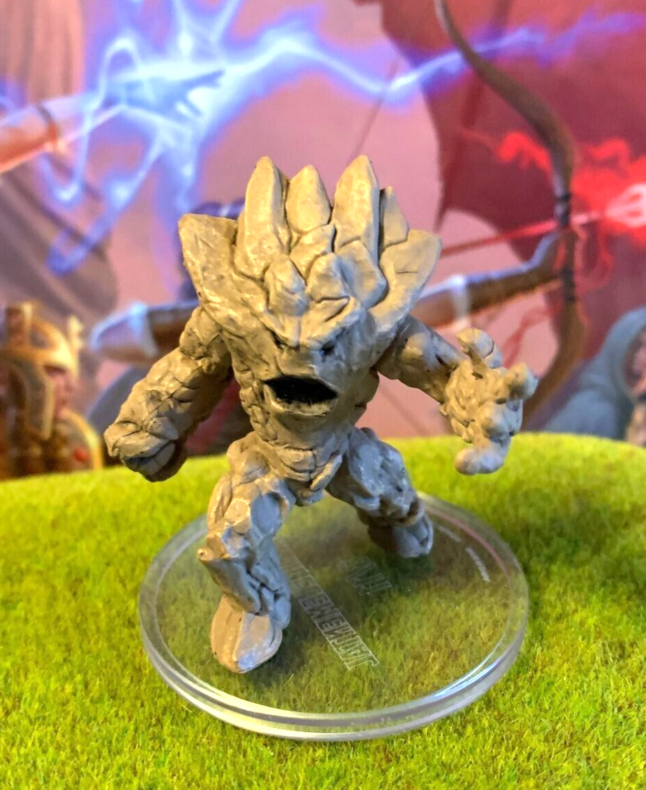 Earth Elemental D&D Miniature Dungeons Dragons Wild Shape Polymorph Summoned Lg