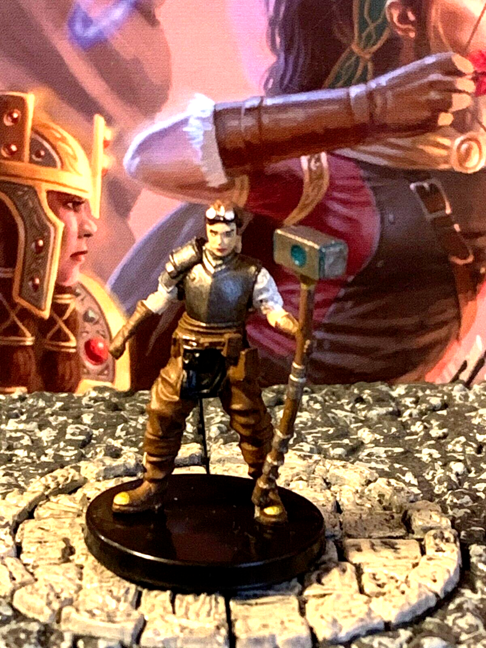 Human Artificer D&D Miniature Dungeons Dragons Eberron War cleric fighter 22 Z