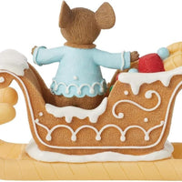 Sweet Deliveries mouse 6015292 Tails with Heart Gingerbread Enesco Christmas Z