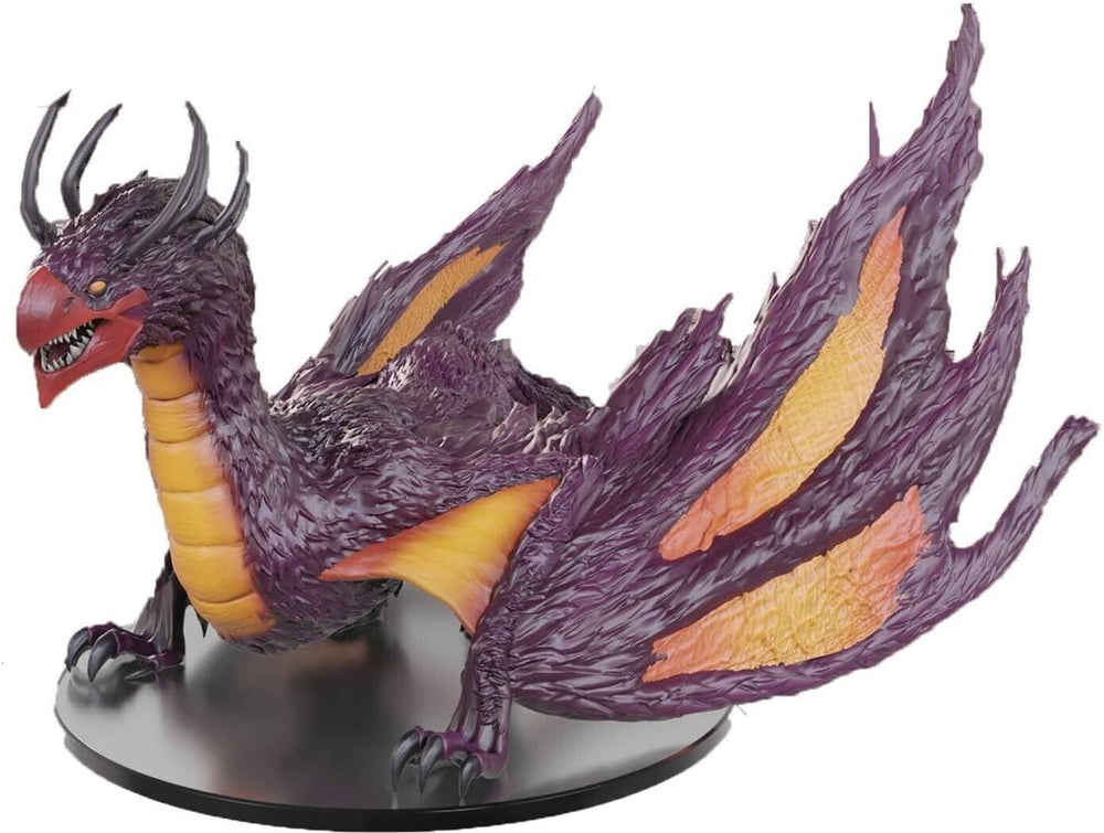 Yamaraj Pathfinder miniature D&D Dungeons & Dragons adult dragon purple Z